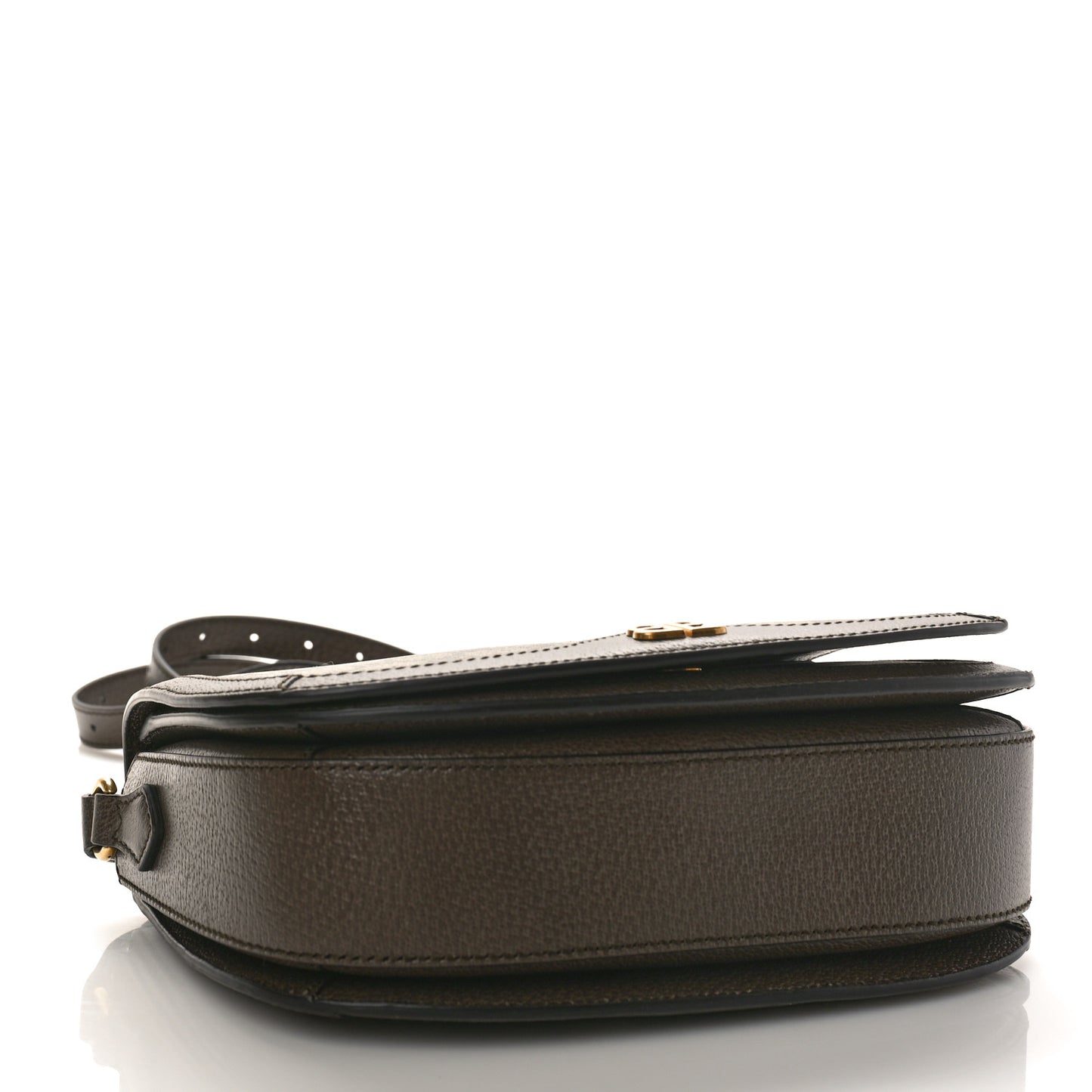 X BALENCIAGA BB Supreme Monogram Web Small Ophidia Shoulder Bag Beige New Acero