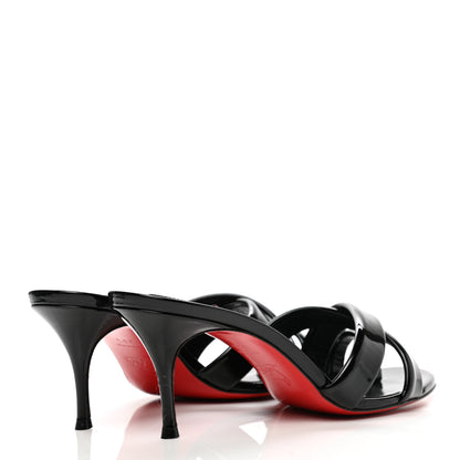 Christian Louboutin Patent Simply Me 70 Slide Sandals 38.5 Black 4 of 10