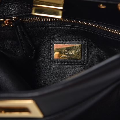 Fendi Nappa Mini Peekaboo Iconic Satchel Black 8 of 10