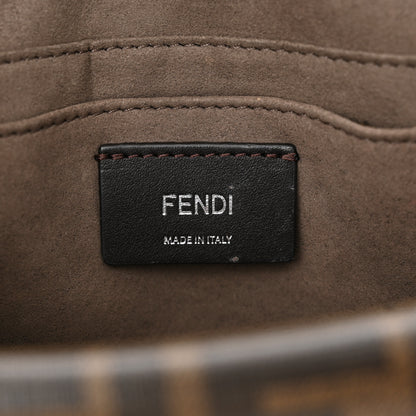 Fendi Shearling Crystal FF1974 Monster Eyes Small Bag Bug Chain Bag Narciso Tobacco Moro Black Tobacco Moro 6 of 10