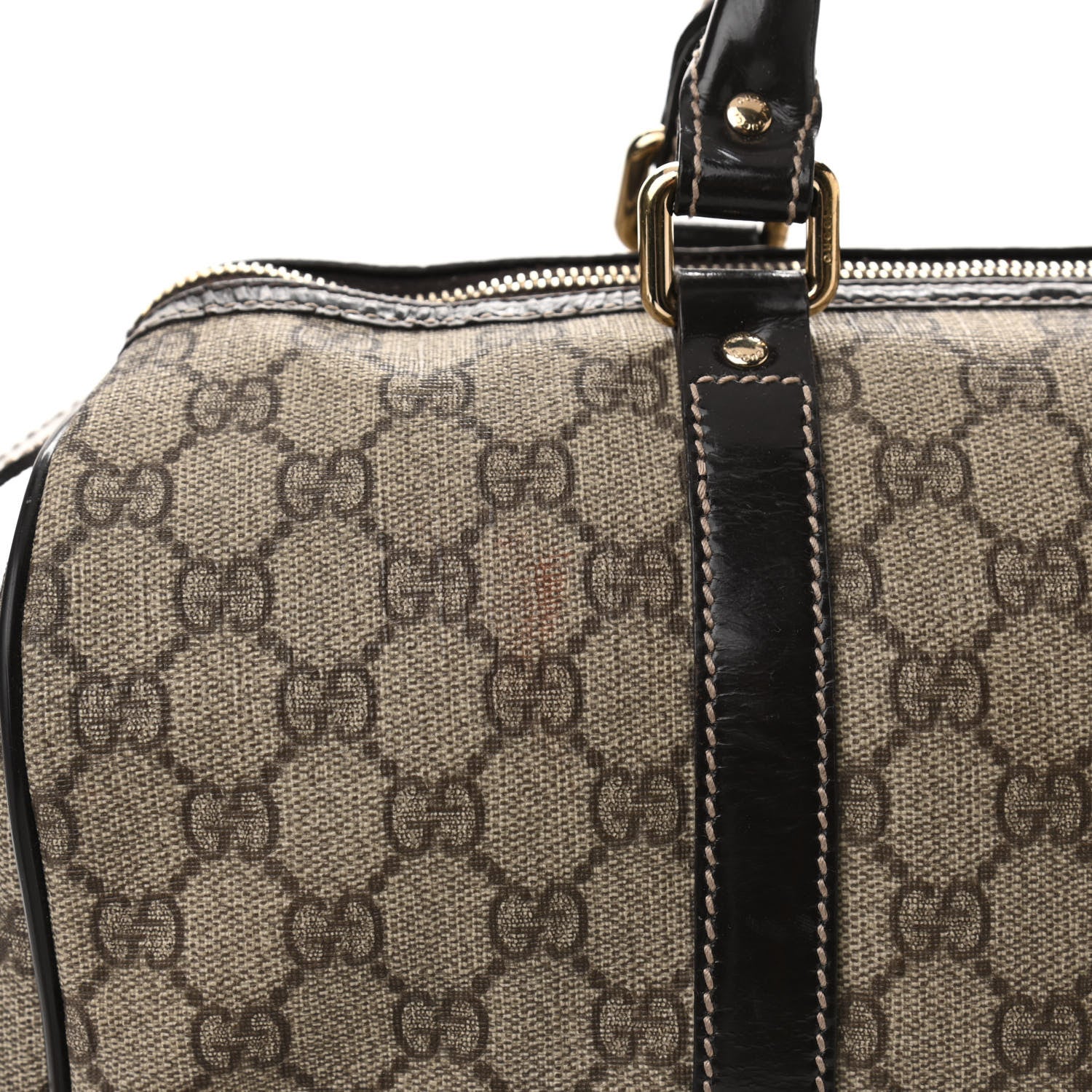 Gucci GG Plus Monogram Medium Joy Boston Dark Brown 13 of 15
