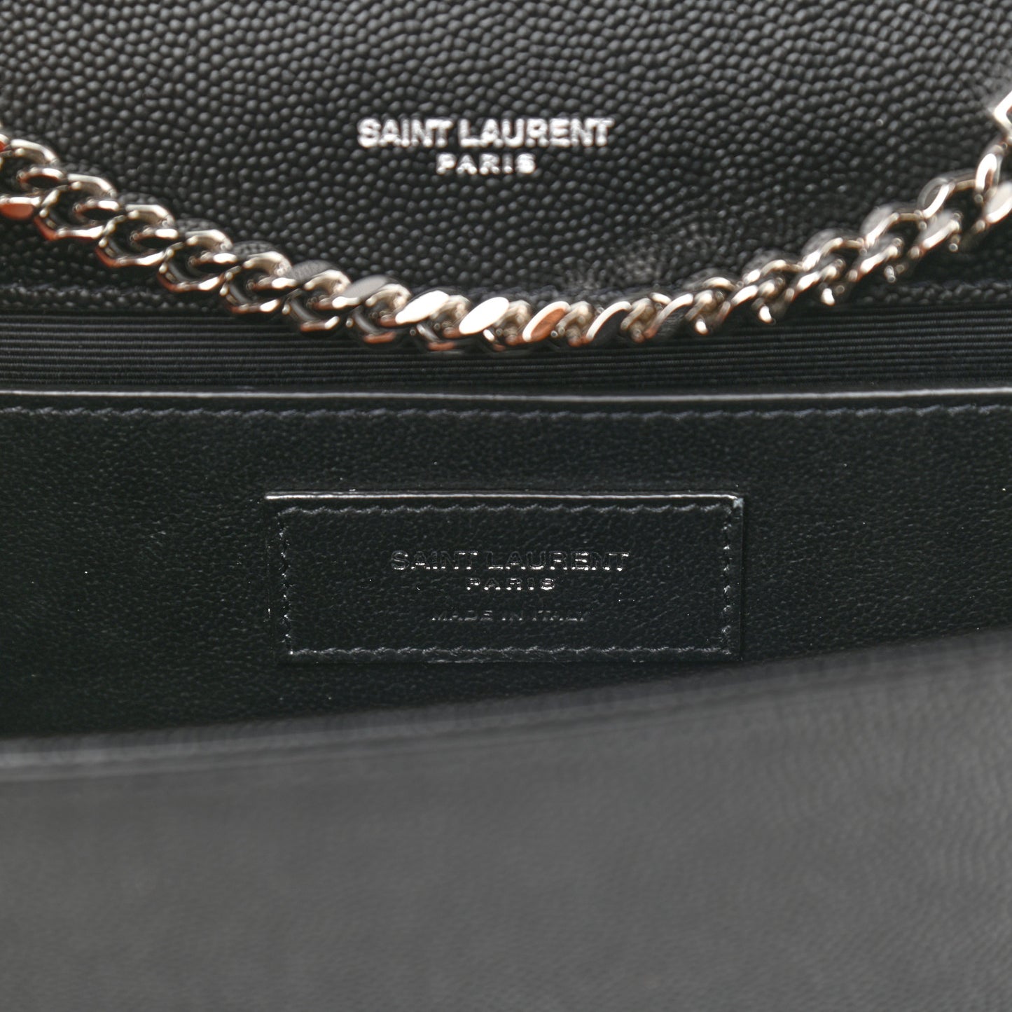Grain De Poudre Small Monogram Kate Satchel Black