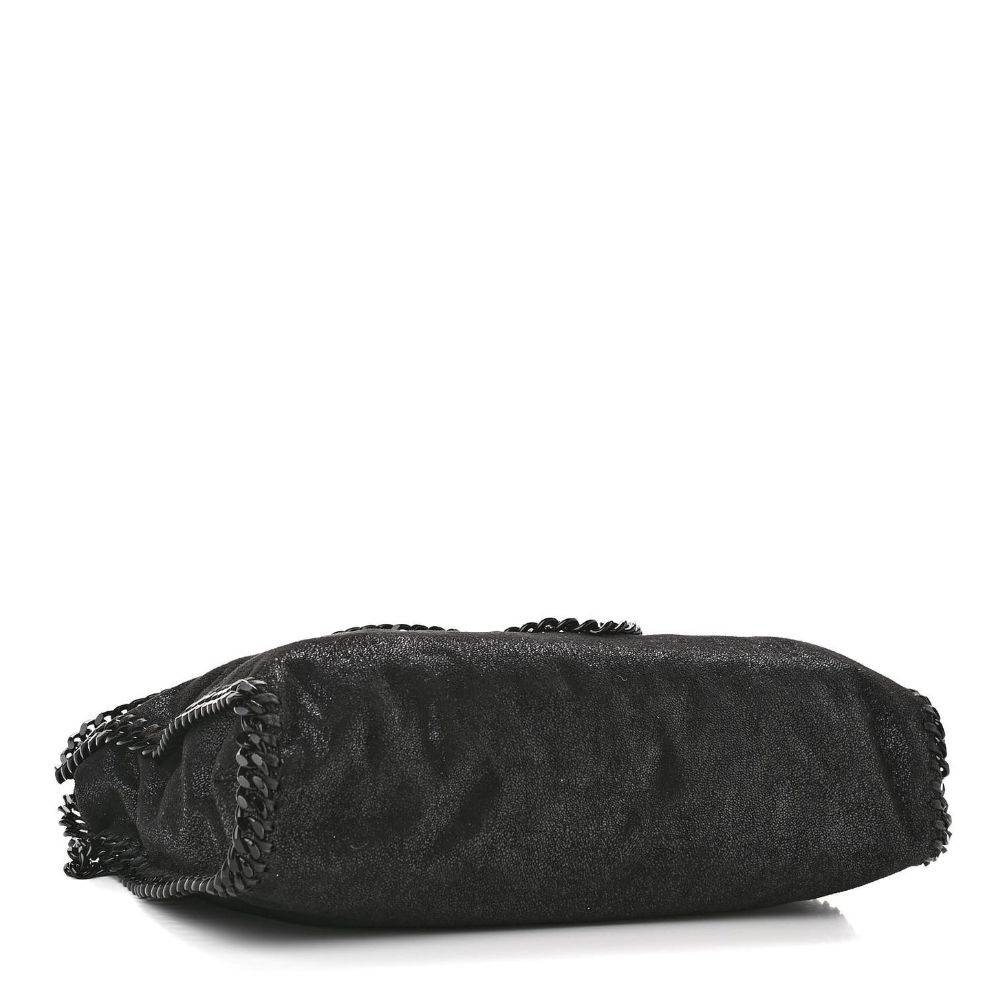 Shaggy Deer Falabella Fold Over Tote Black