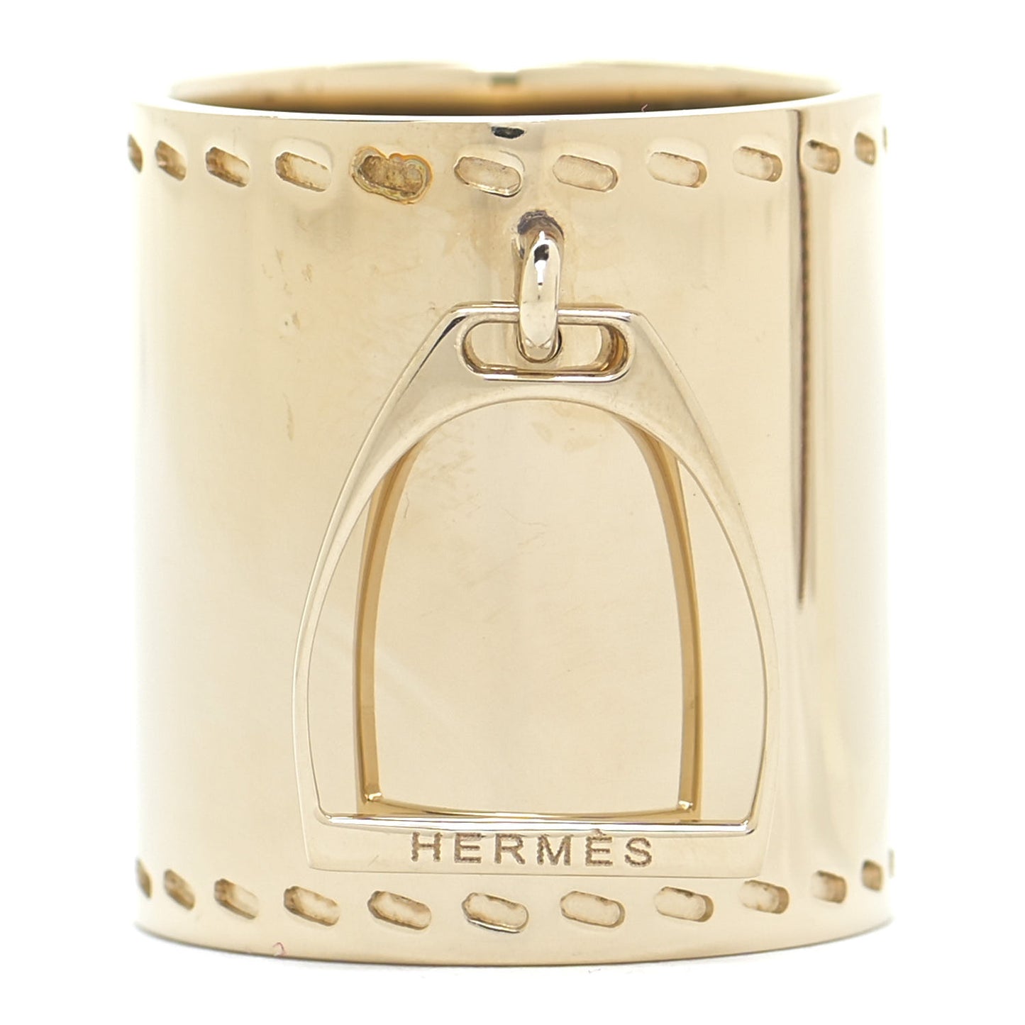 Permabrass Etrier Charm Scarf Ring