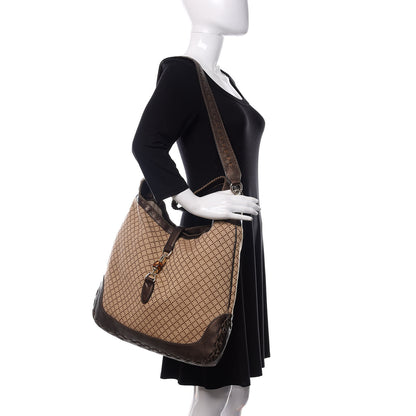 Gucci Diamante Large New Jackie Shoulder Bag Dark Brown 2 of 11