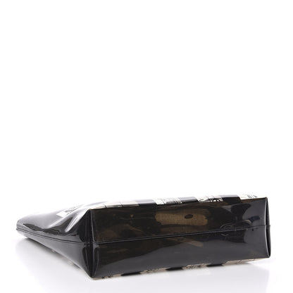 Chanel Vinyl Coco Window Tote Black 4 of 13