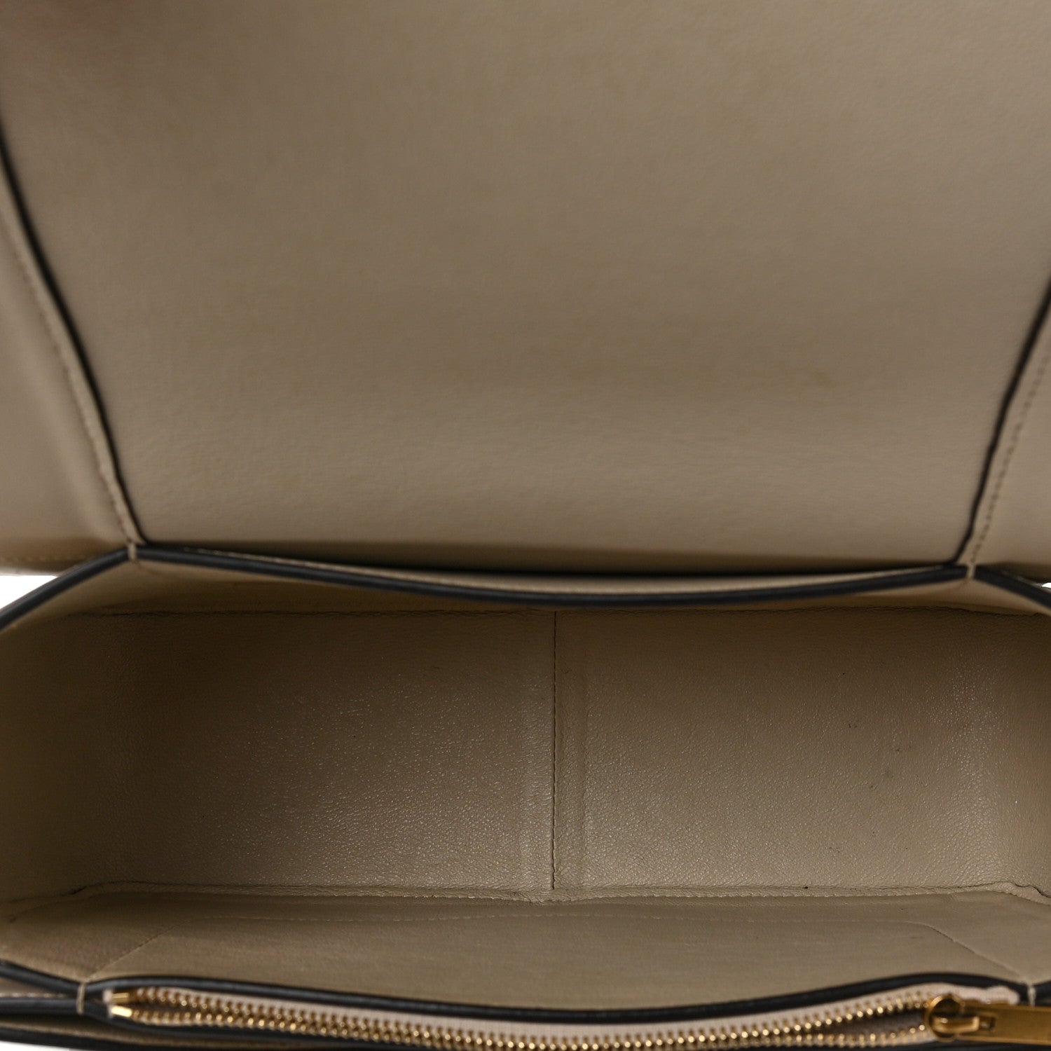 Celine Shiny Smooth Calfskin Medium Frame Shoulder Bag Grege Storm 5 of 7
