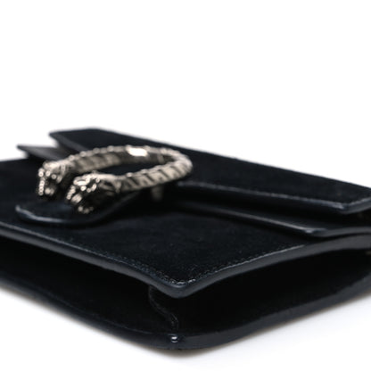 Gucci Suede Super Mini Dionysus Shoulder Bag Black 16 of 17