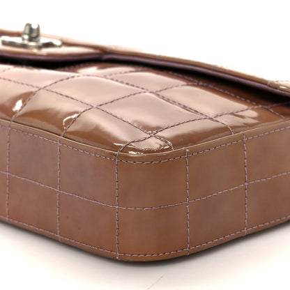 Chanel Patent Quilted East West Chocolate Bar Flap Light Purple 11 of 11