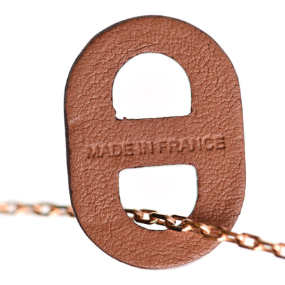Hermes Swift O'Maillon Pendant Necklace Gold 6 of 7