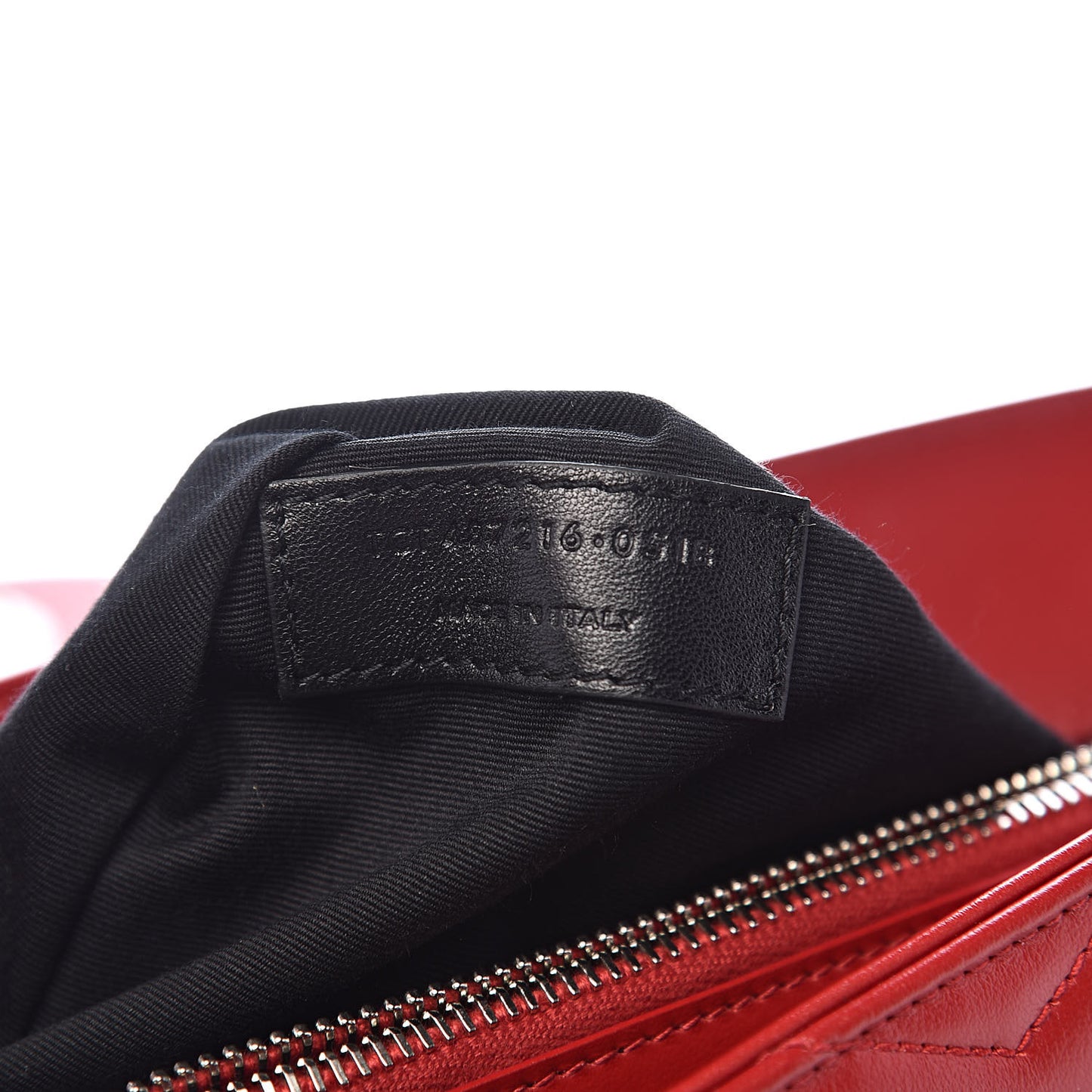 Calfskin Y Quilted Monogram Medium Loulou Chain Satchel Lipstick Red
