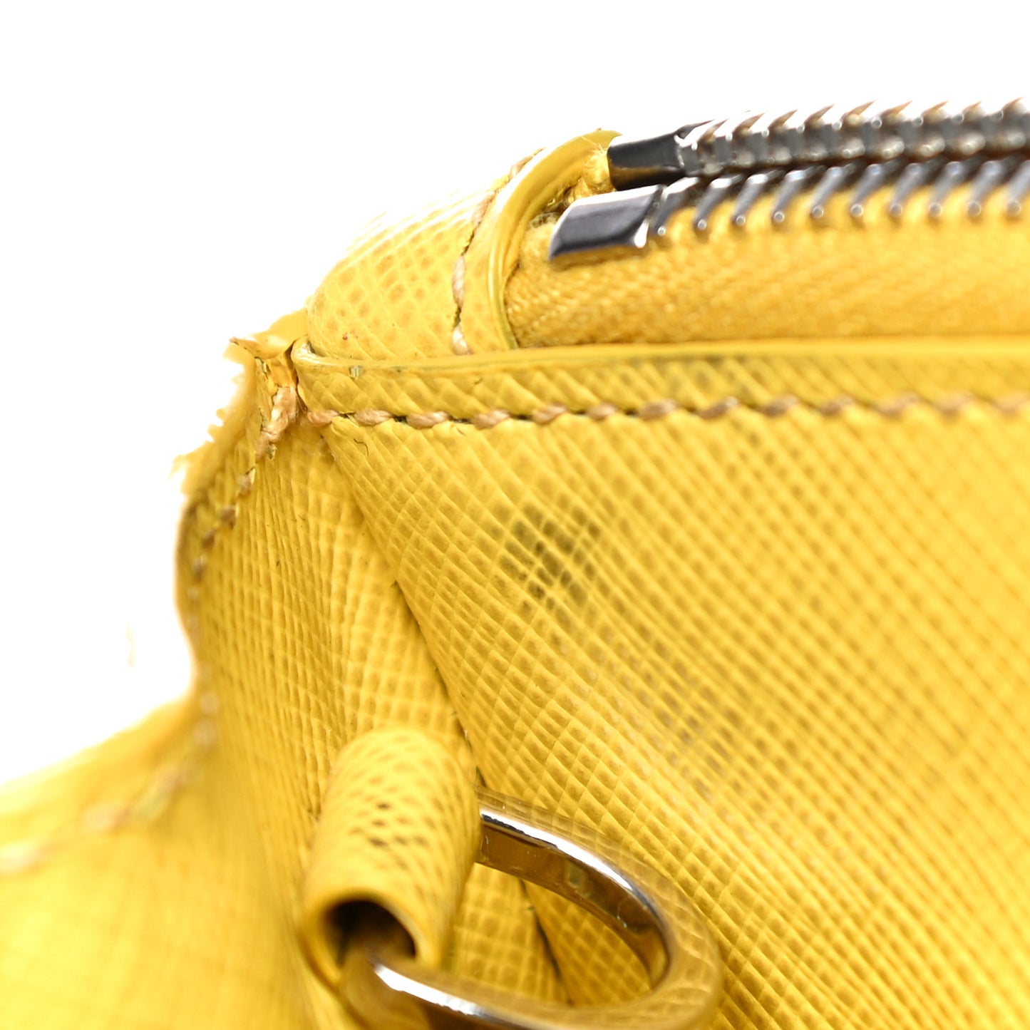 Saffiano Small Galleria Double Zip Tote Soleil