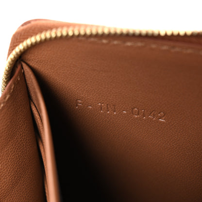 Celine Calfskin Zip Around Multifunction Wallet Tan 8 of 8