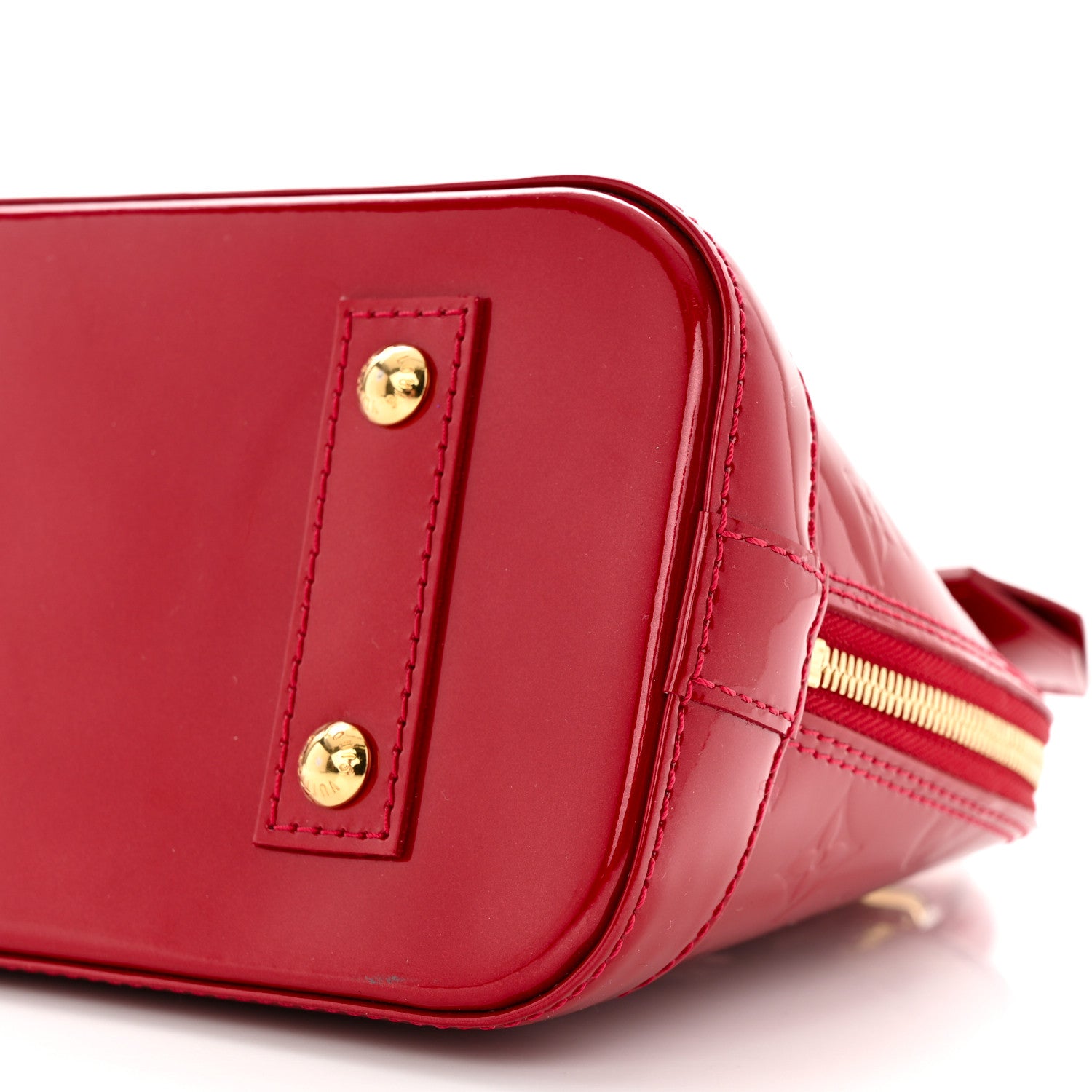 Louis Vuitton Vernis Alma BB Pomme D'Amour 9 of 9