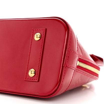 Louis Vuitton Vernis Alma BB Pomme D'Amour 9 of 9