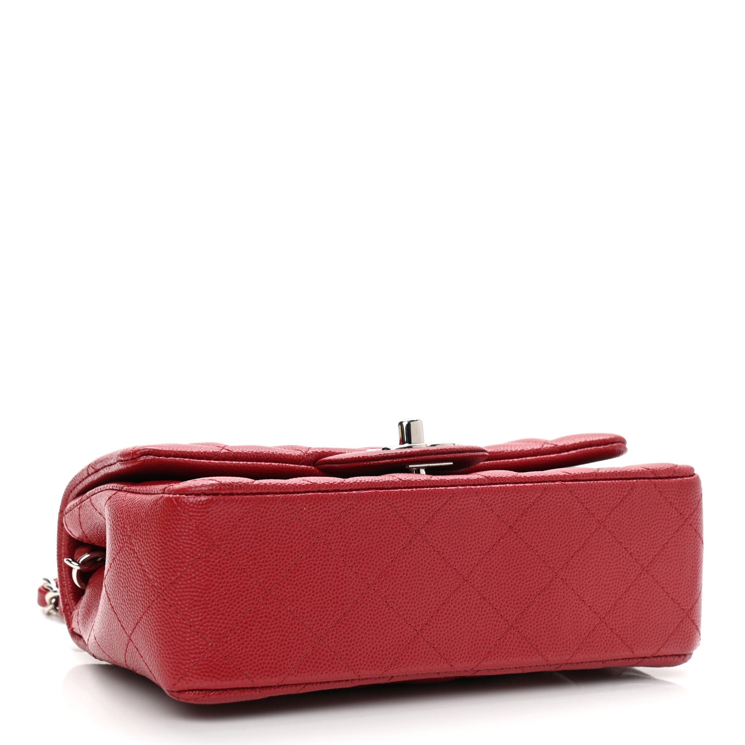 Chanel Caviar Quilted Mini Rectangular Flap Red 4 of 11