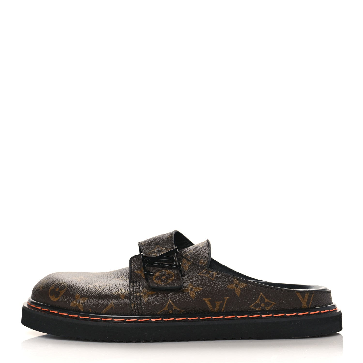 Louis Vuitton Monogram LV Easy Mens Mule 8 Black 1 of 8