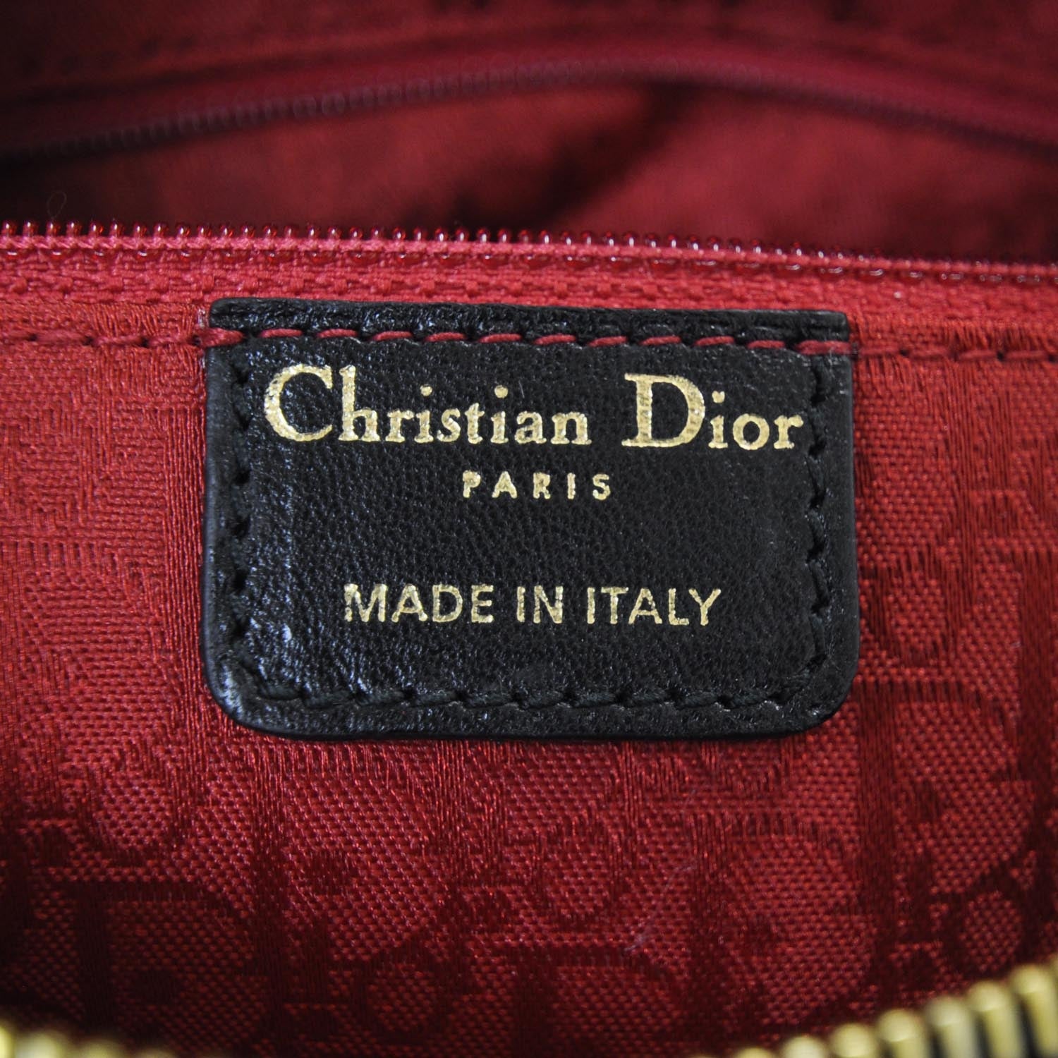 Christian Dior Lambskin Cannage Large Lady Dior Black 7 of 8