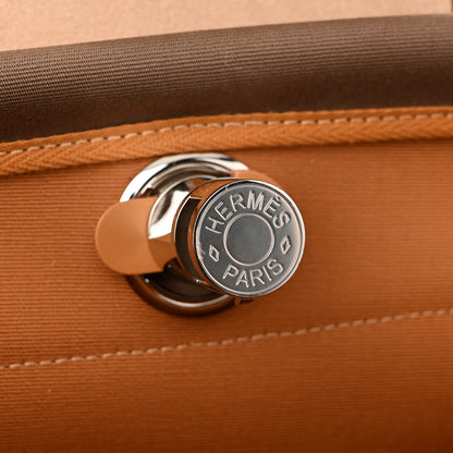 Hermes Military Toile Vache Hunter Herbag Zip Retourne 31 PM Etoupe Dune 8 of 12