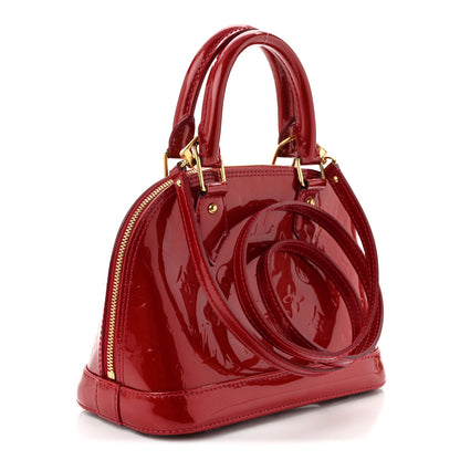 Louis Vuitton Vernis Alma BB Pomme D'Amour 3 of 10