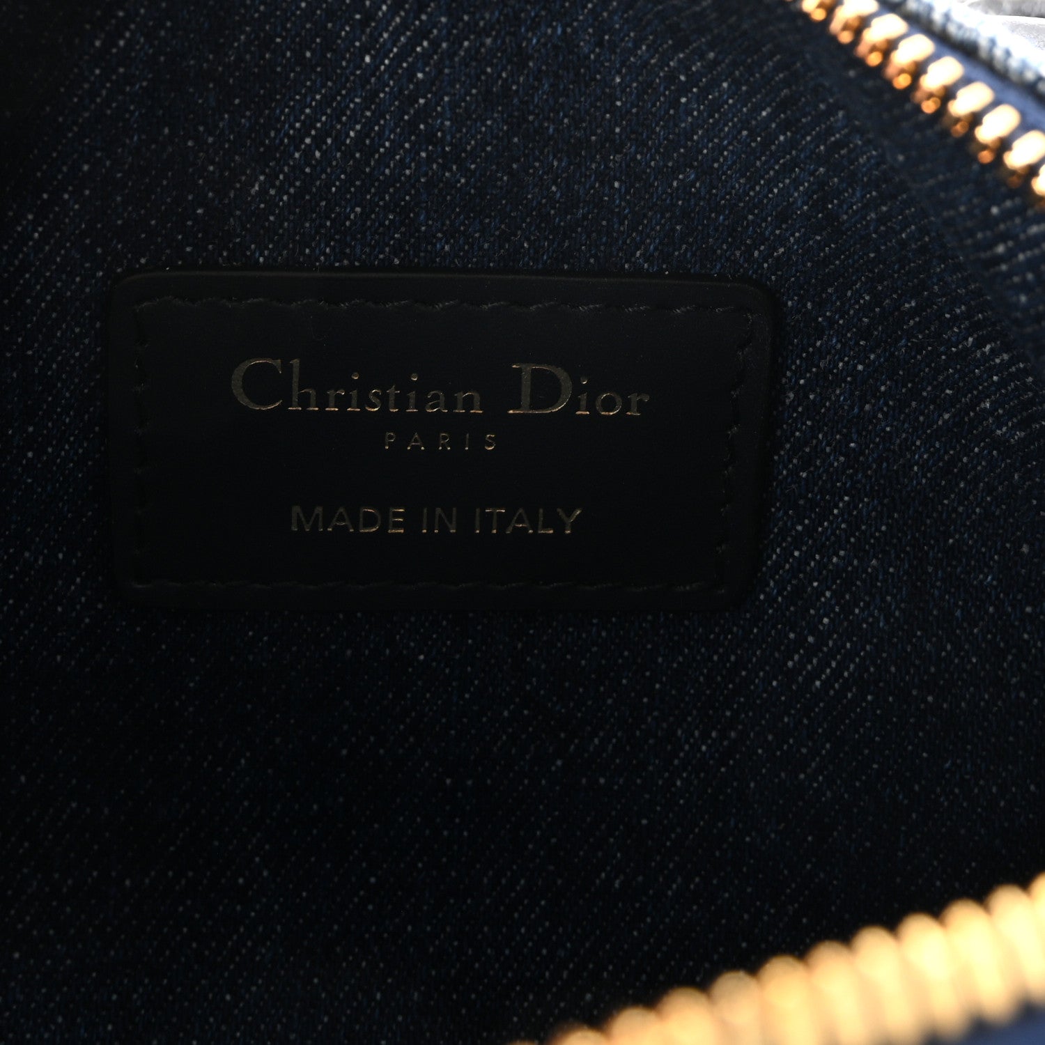 Christian Dior Denim Oblique Nano Groove 17 Bag Blue 6 of 9