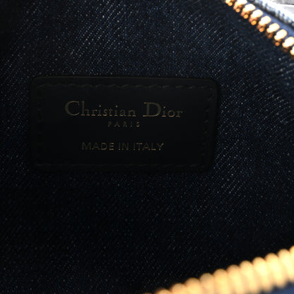 Christian Dior Denim Oblique Nano Groove 17 Bag Blue 6 of 9