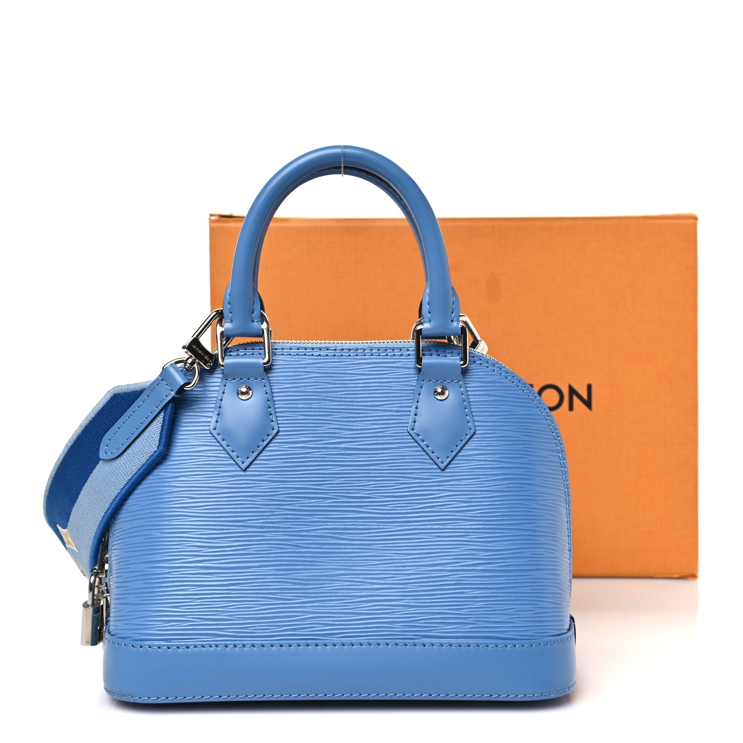 Louis Vuitton Epi Jacquard Alma BB Bleuet 10 of 10