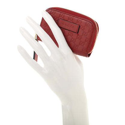 Gucci Microguccissima Zip Around Card Case Red 2 of 11