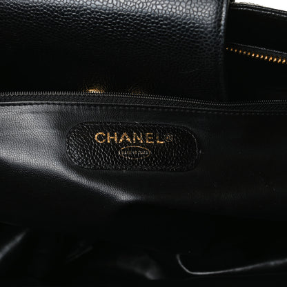 Chanel Caviar XL Weekender Bag Black 6 of 24