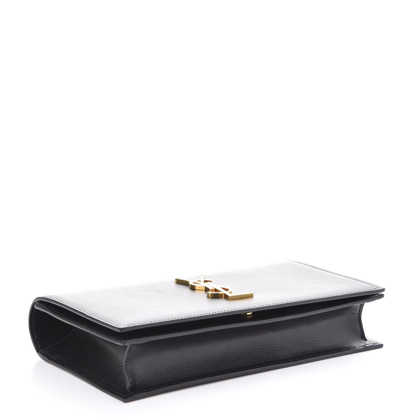 Grain De Poudre Classic Monogram Kate Clutch Black