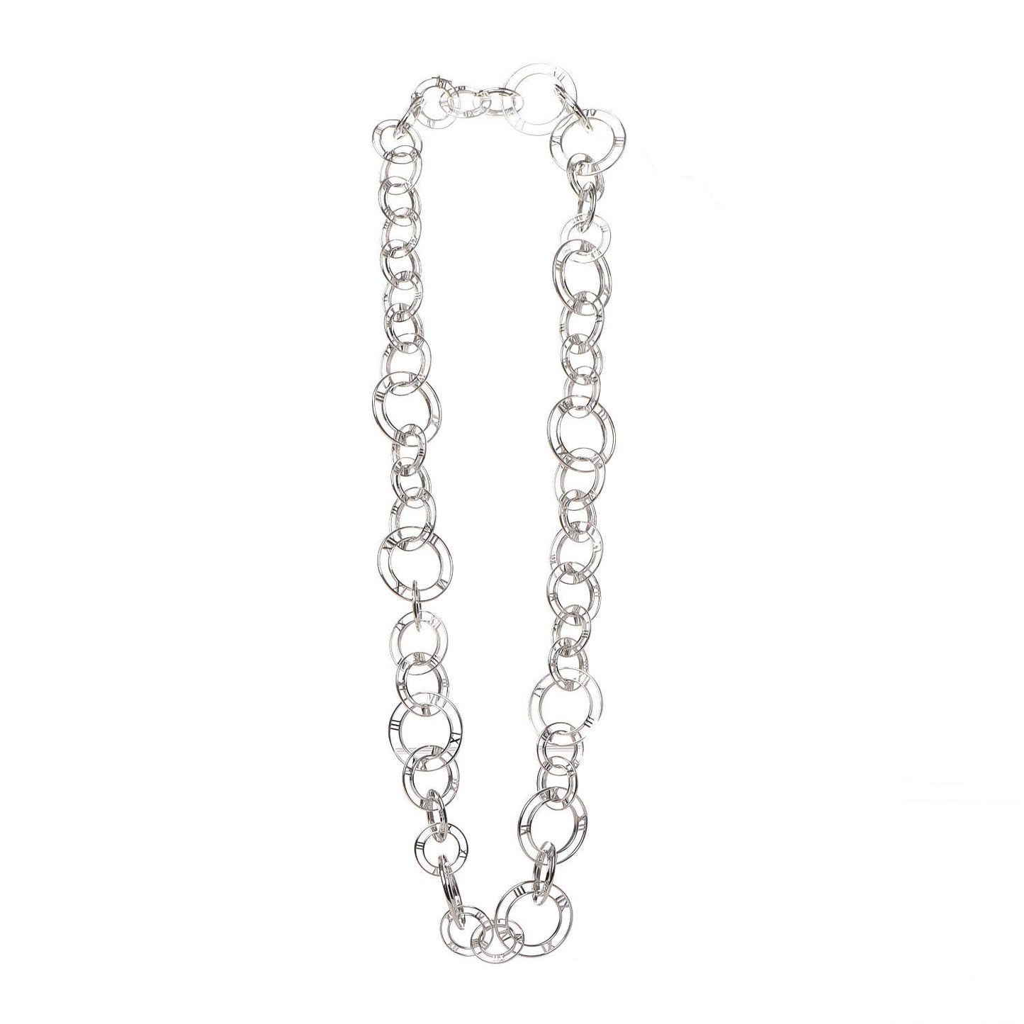 Sterling Silver Atlas Link Necklace