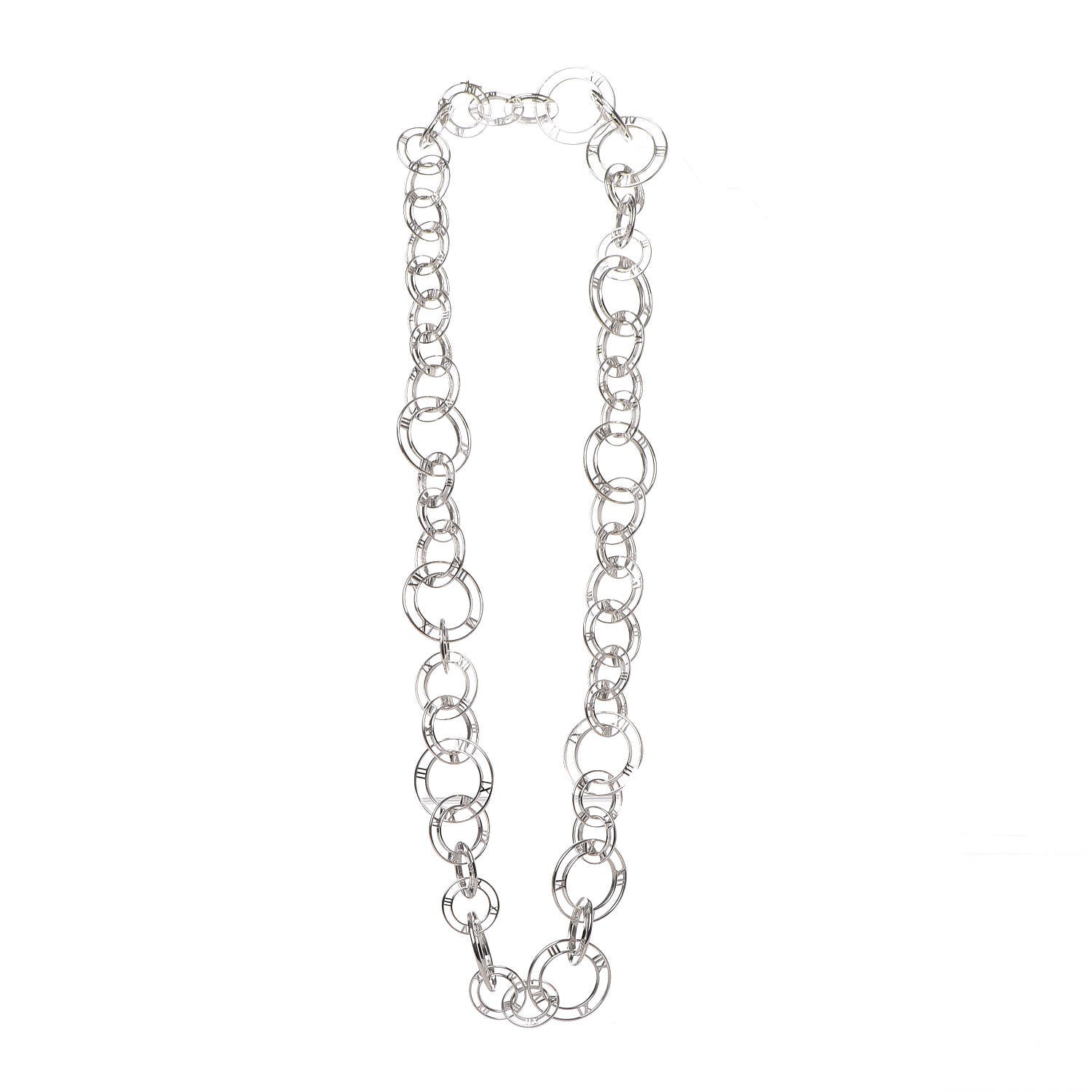 Tiffany Sterling Silver Atlas Link Necklace 3 of 7