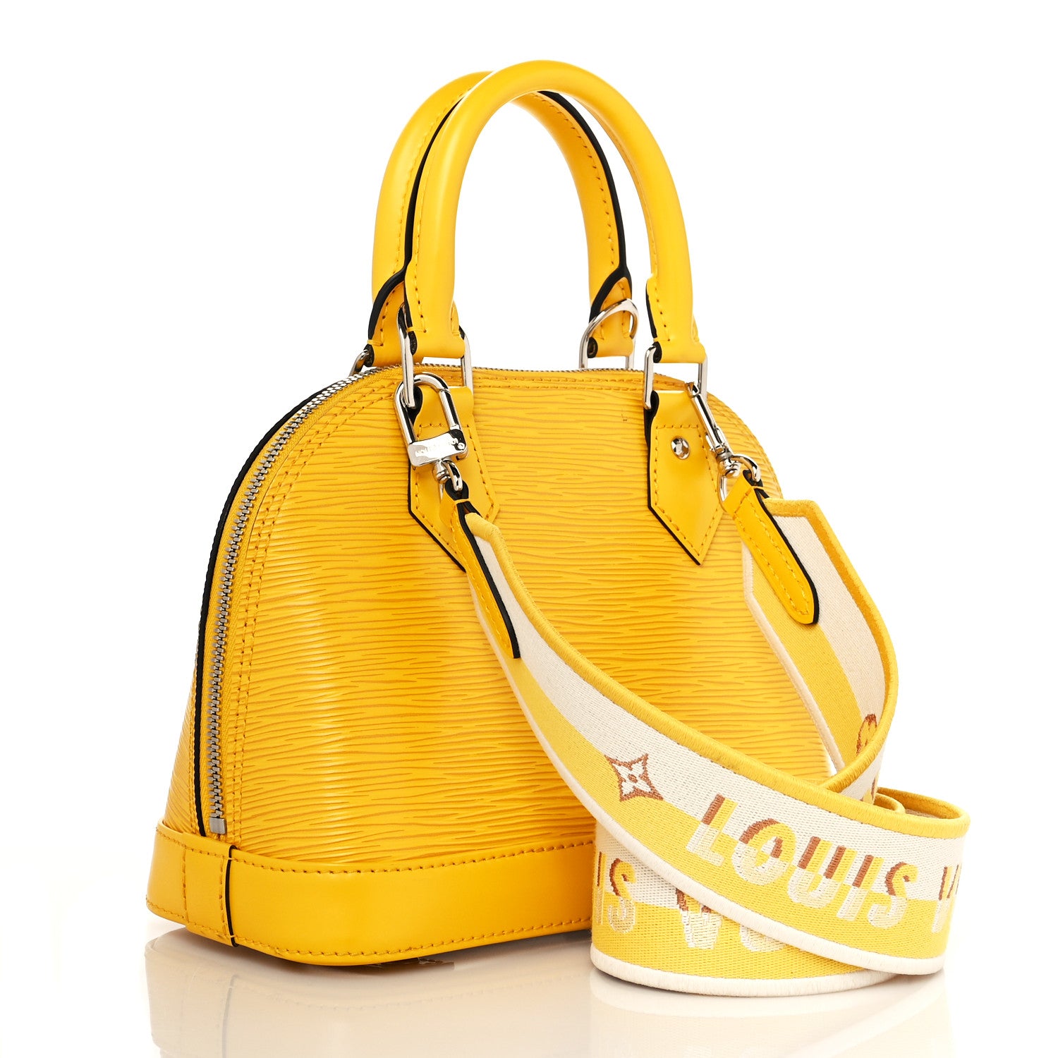 Louis Vuitton Epi Jacquard Alma BB Sunflower 2 of 10