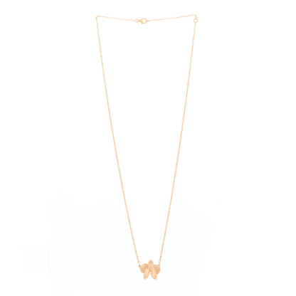 Cartier 18K Pink Gold Diamond Caresse D'Orchidees Par Cartier Pendant Necklace 2 of 5