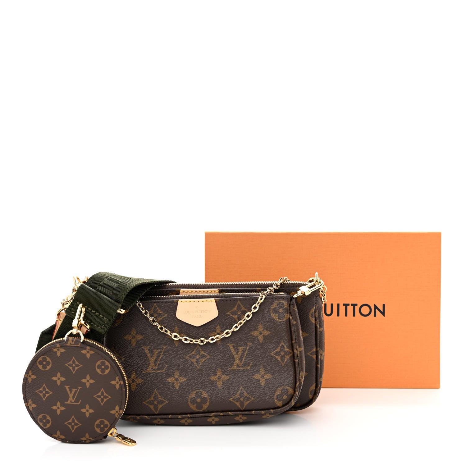 Louis Vuitton Monogram Multi Pochette Accessories Kaki 11 of 11