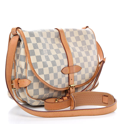 Louis Vuitton Damier Azur Saumur MM 2 of 17