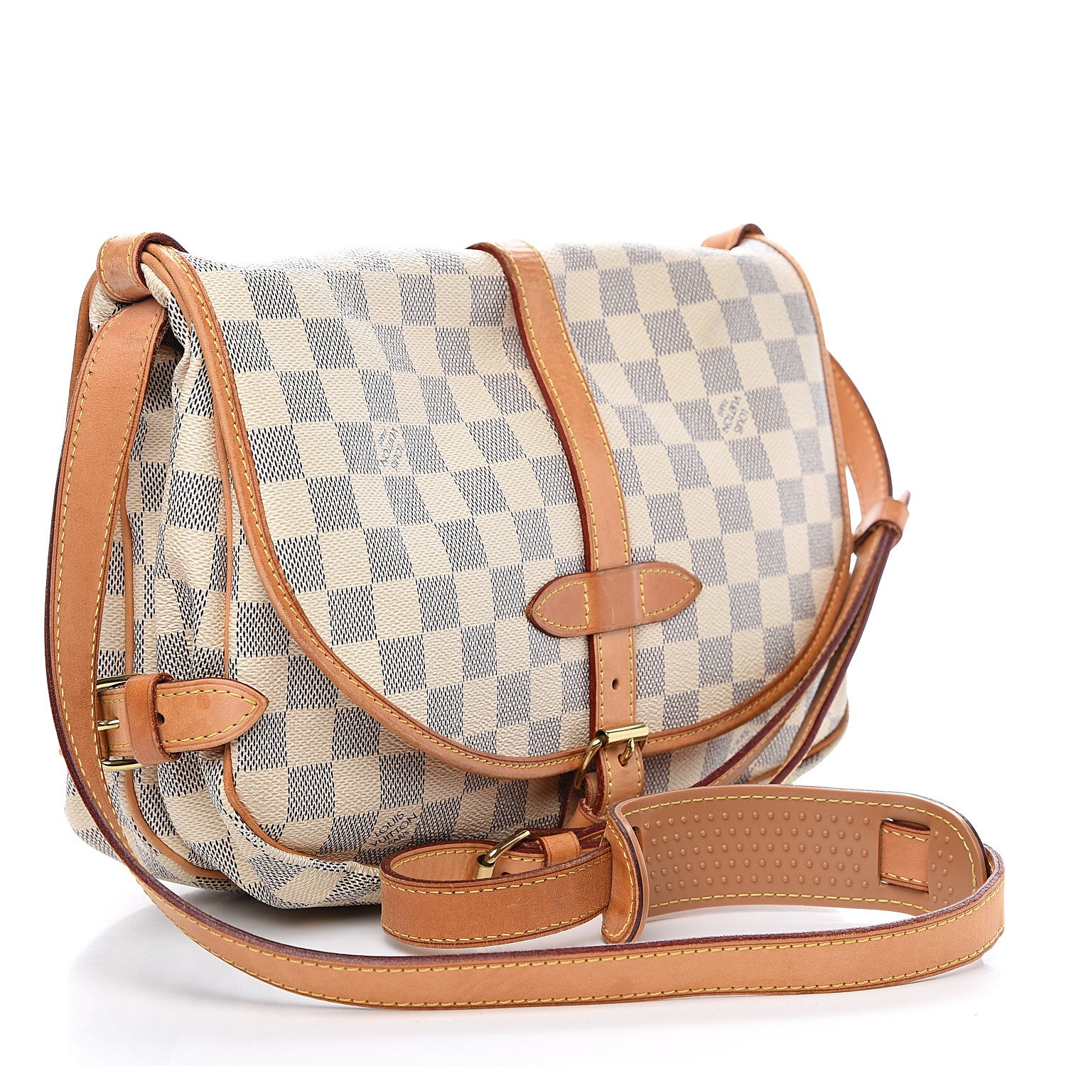 Louis Vuitton Damier Azur Saumur MM 2 of 17