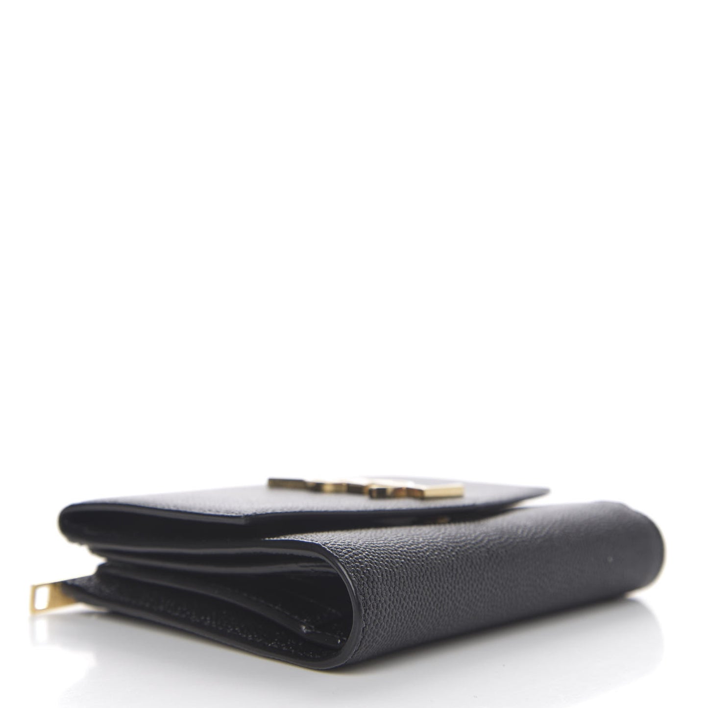 Grain De Poudre Monogram Bi-Fold Wallet Black