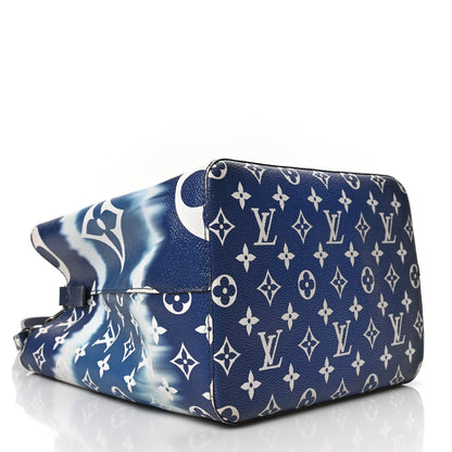 Louis Vuitton Monogram Escale Neonoe MM Blue 4 of 15