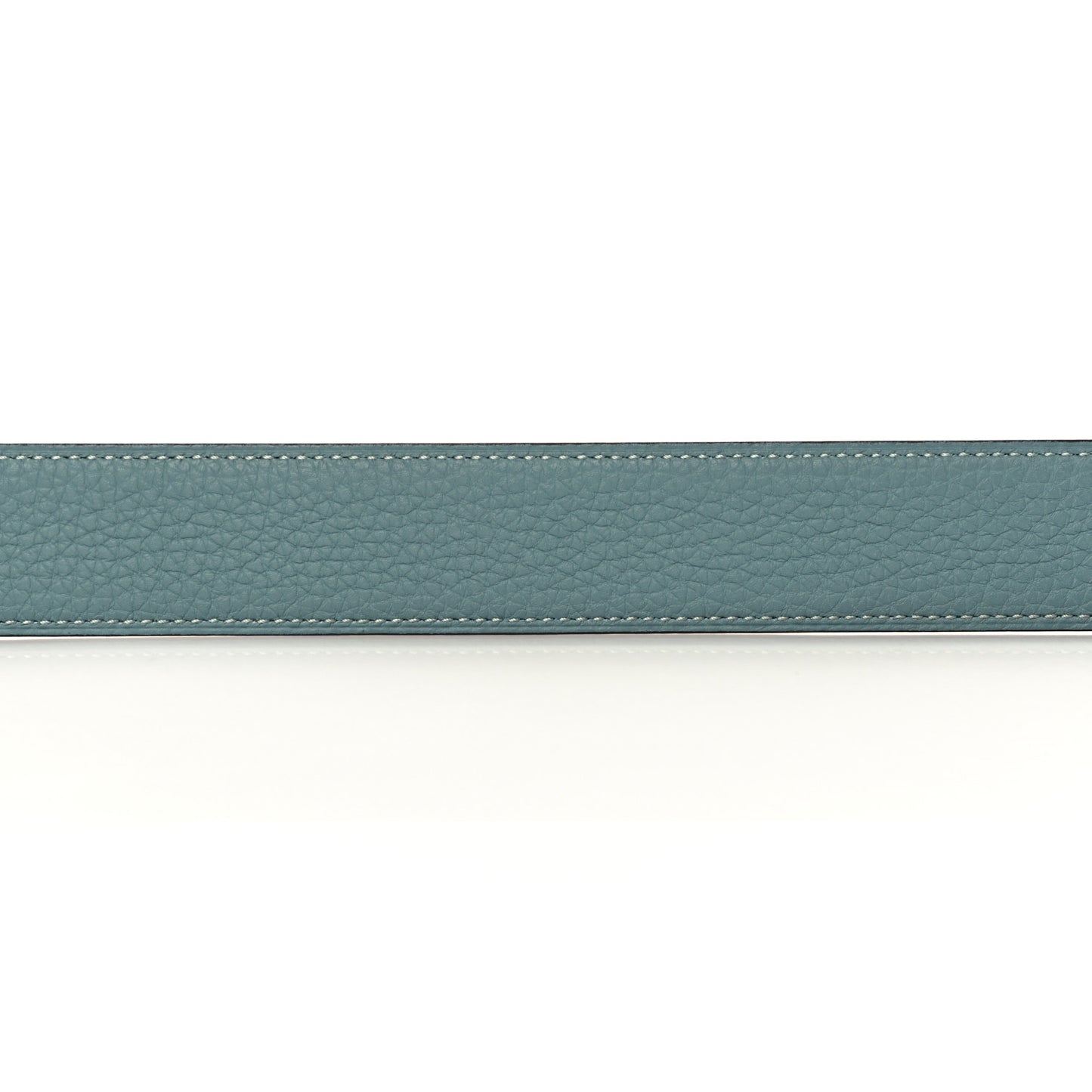 Box Togo 32mm Guillochee H Belt 95 Black Bleu Jean