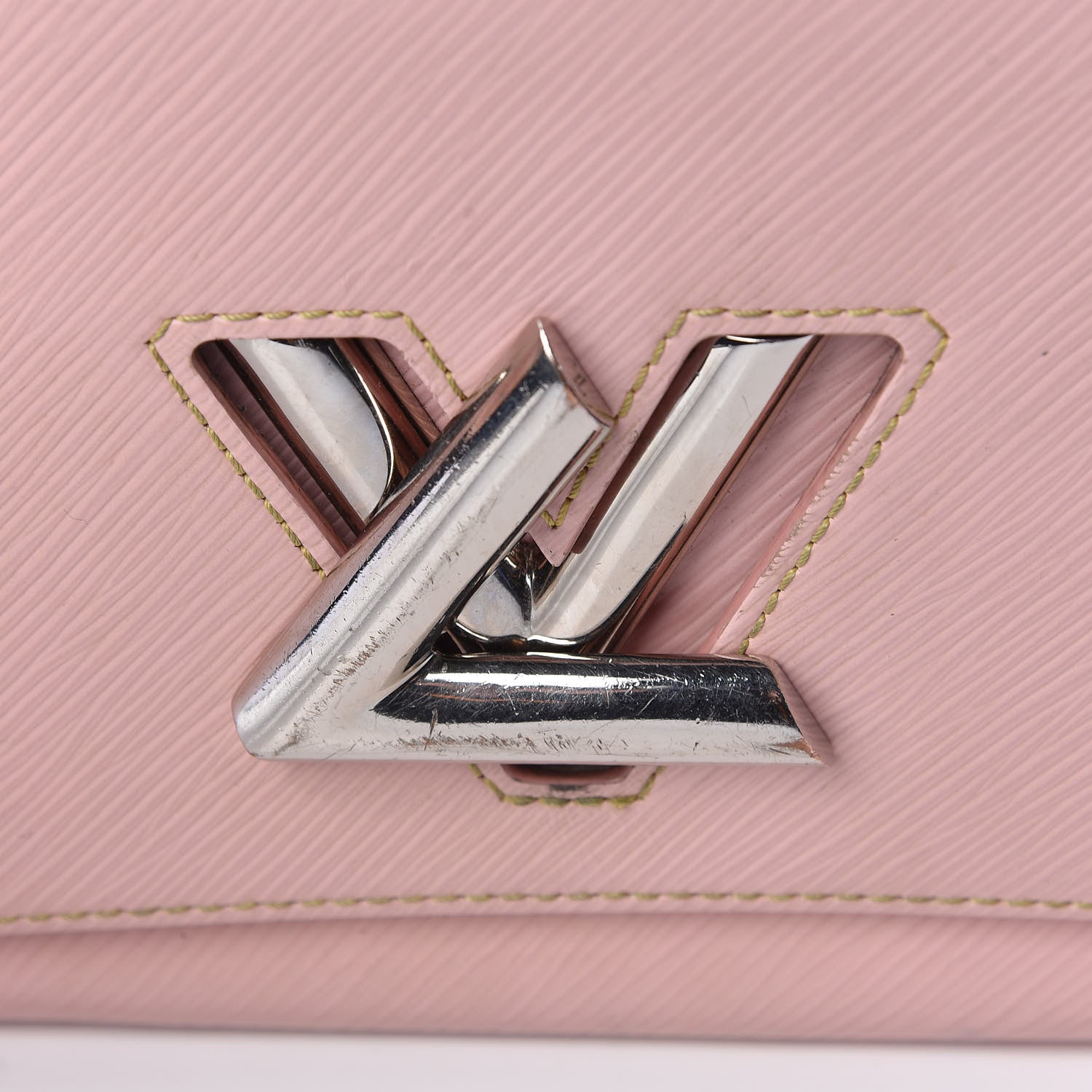 Louis Vuitton Epi Twist Shoulder Bag MM Rose Ballerine 9 of 21