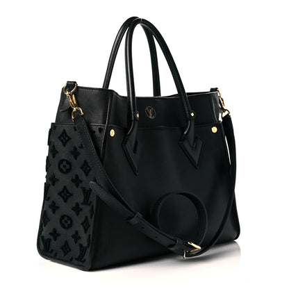 Louis Vuitton Calfskin Monogram Tufting On My Side Black 2 of 8