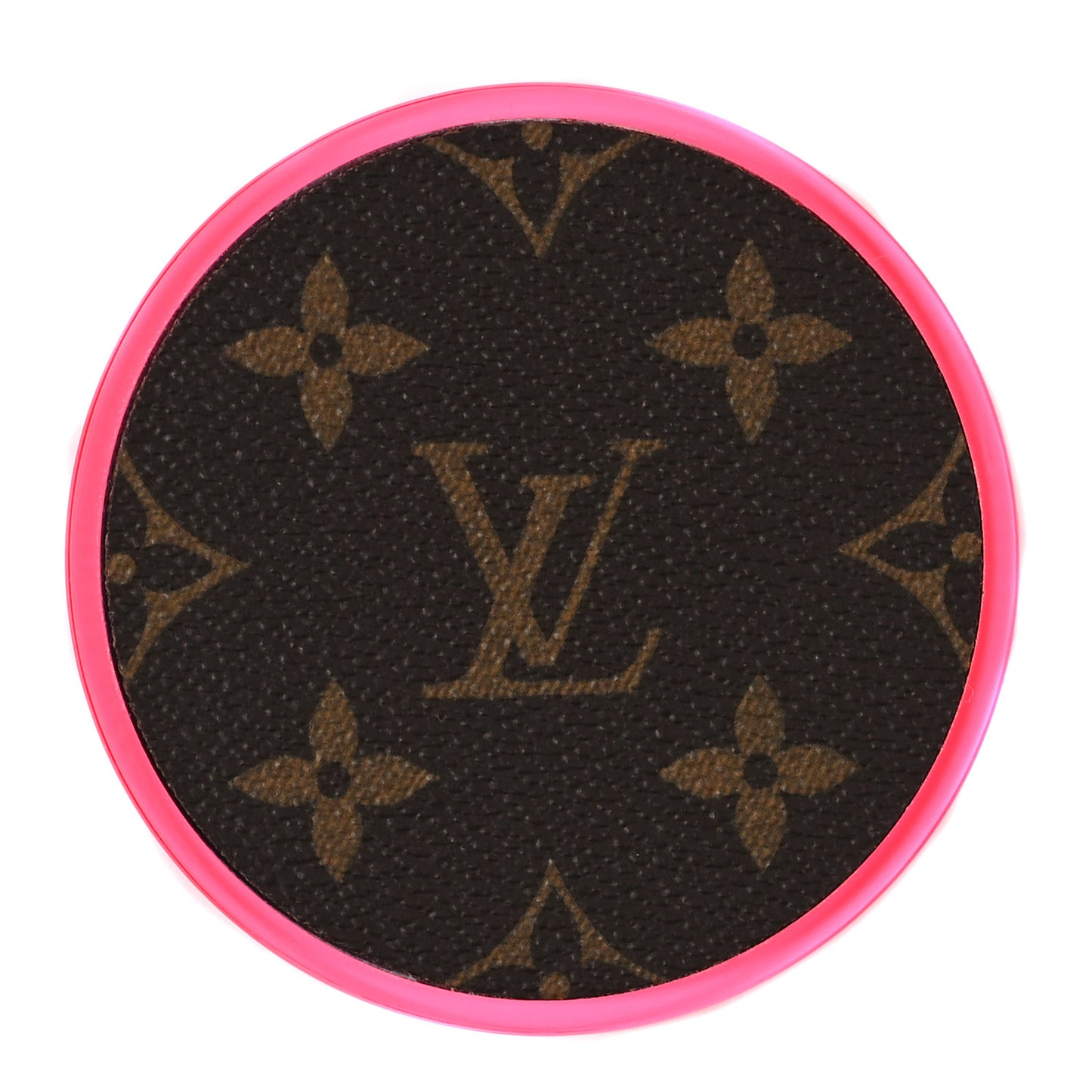 Monogram Fluo Plexiglass Coasters Set of 6 Multicolor