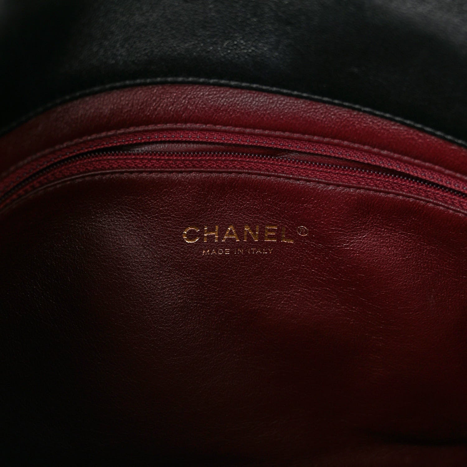 Chanel Lambskin Quilted Medium Diamond CC Flap Black 6 of 9