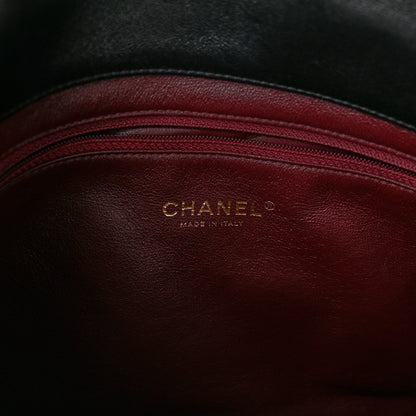 Chanel Lambskin Quilted Medium Diamond CC Flap Black 6 of 9