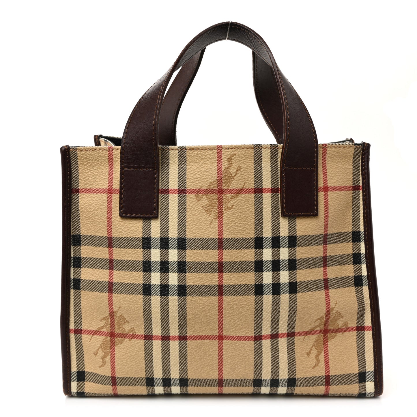 Haymarket Check Small Tote Brown