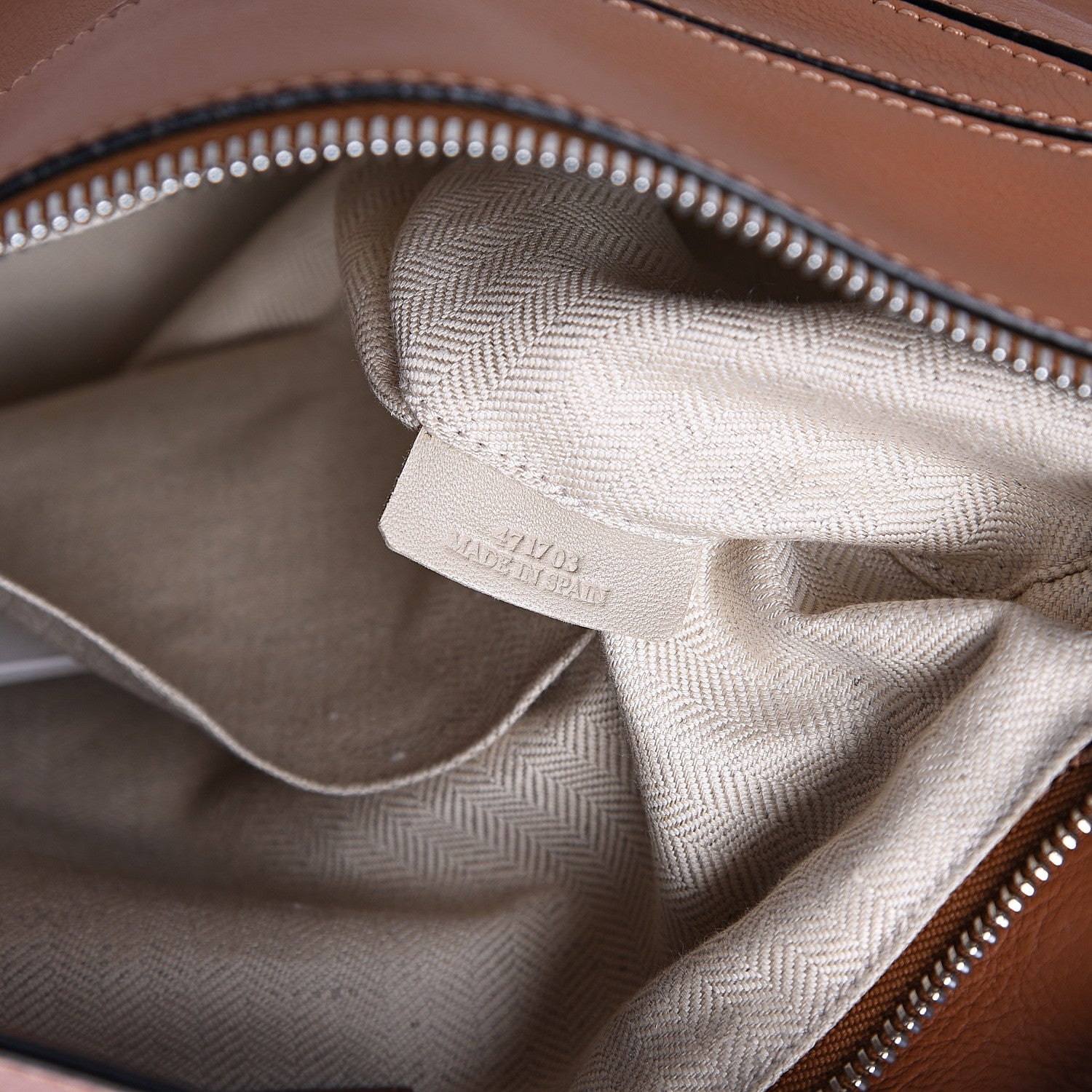 Loewe Calfskin Medium Puzzle Bag Tan 6 of 9