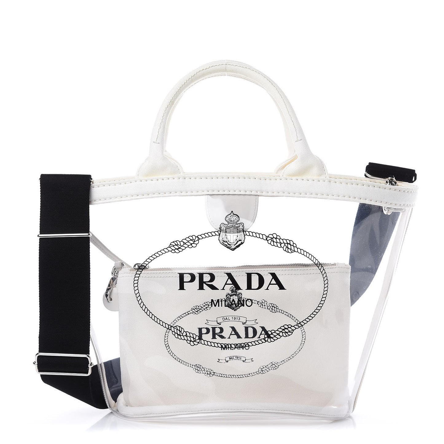 Plexiglass Canapa Small Shopper Tote White