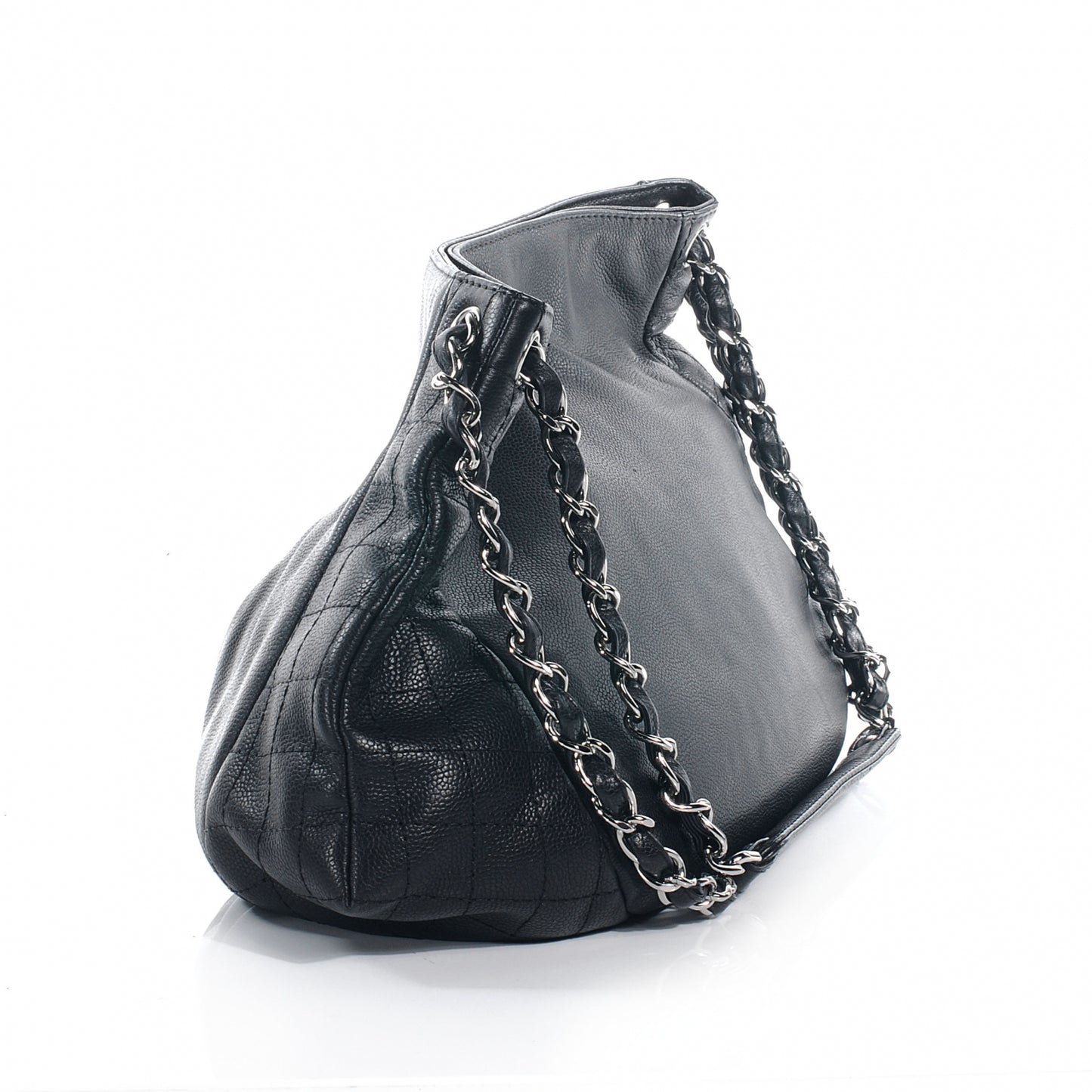 Caviar Timeless CC Shoulder Bag Black