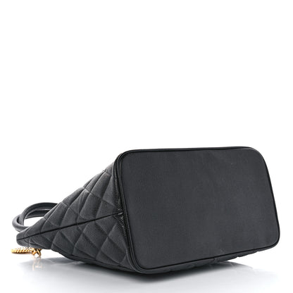 Chanel Caviar Quilted Medallion Tote Black 4 of 10
